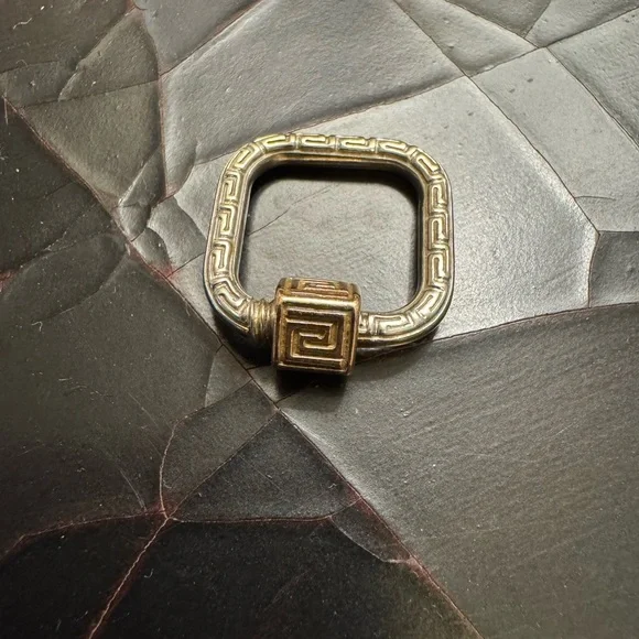 Marla Aaron white gold and rose gold Meander lock - Picture 3 of 5